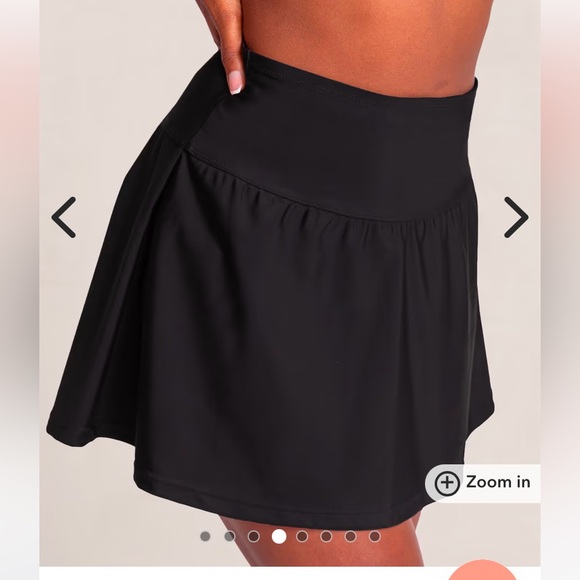 Shapermint Essentials High Waisted Full Coverage Swim Skirt, Ocean Blue, XL - Picture 4 of 13